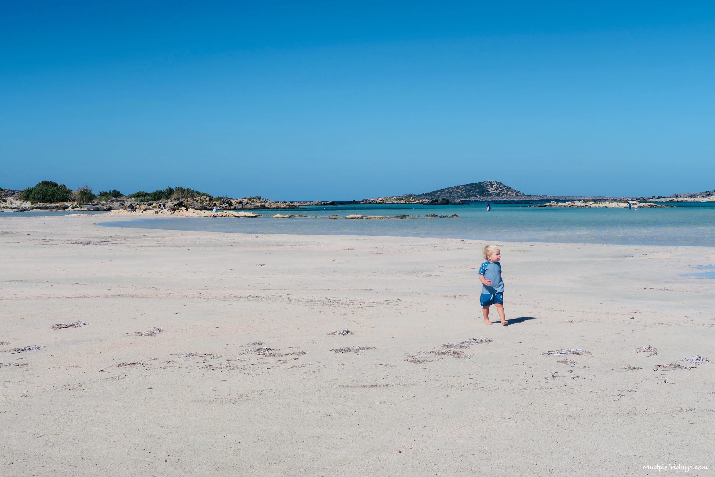 The white sands of Elafonisi beach Crete - the best beaches in Crete