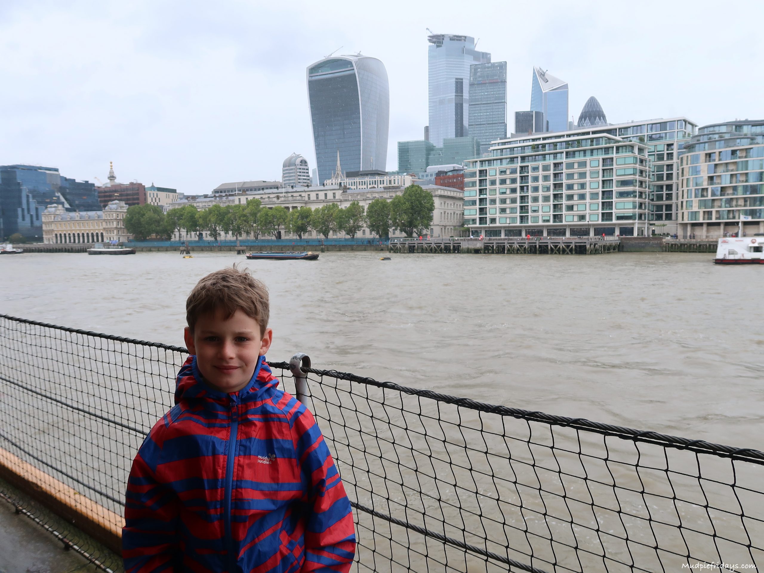The skyline of London from HMS Belfast London