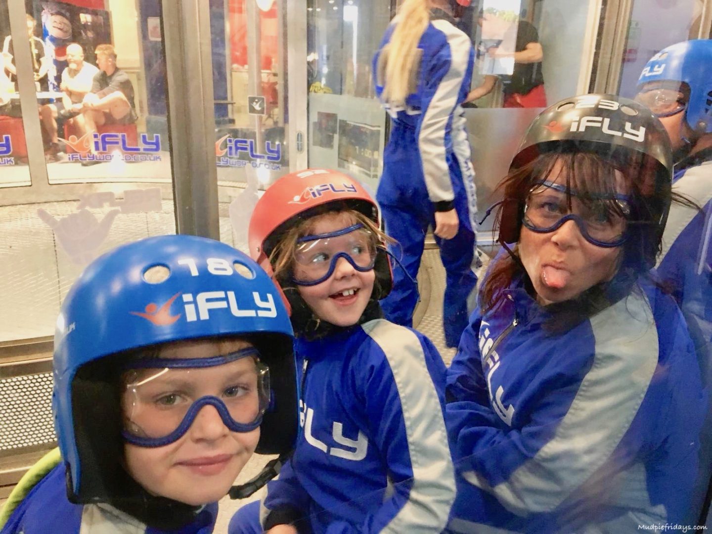Getting ready for our ifly basingstoke skydive - indoor skydiving
