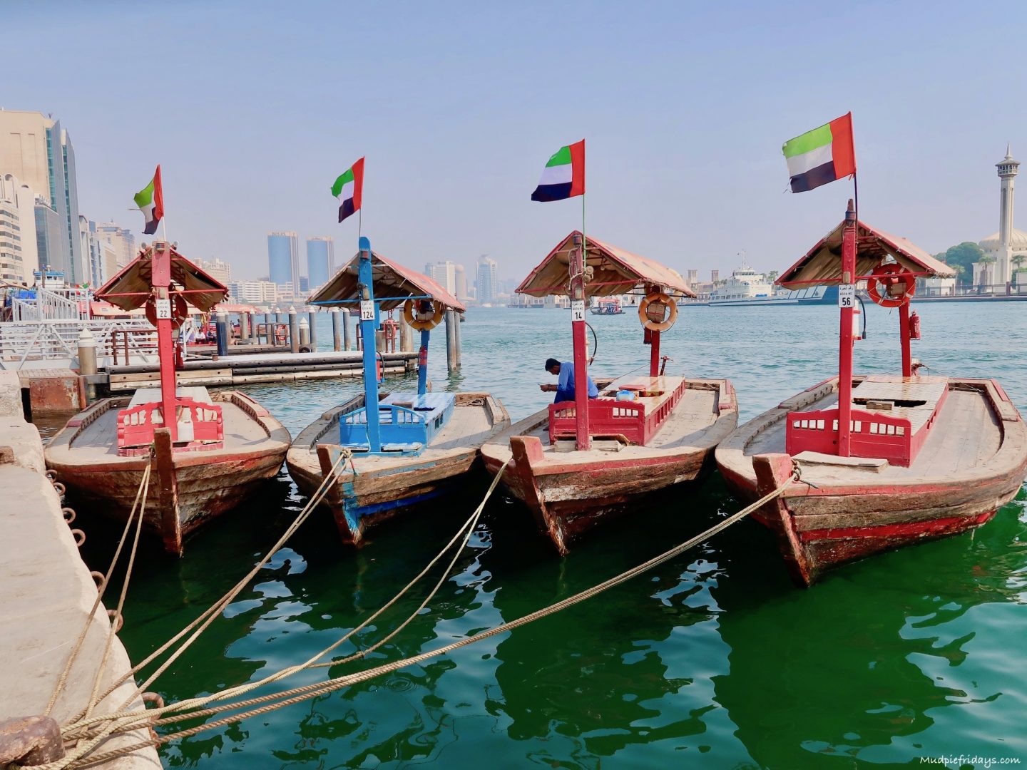 Abras are small traditional wooden boats