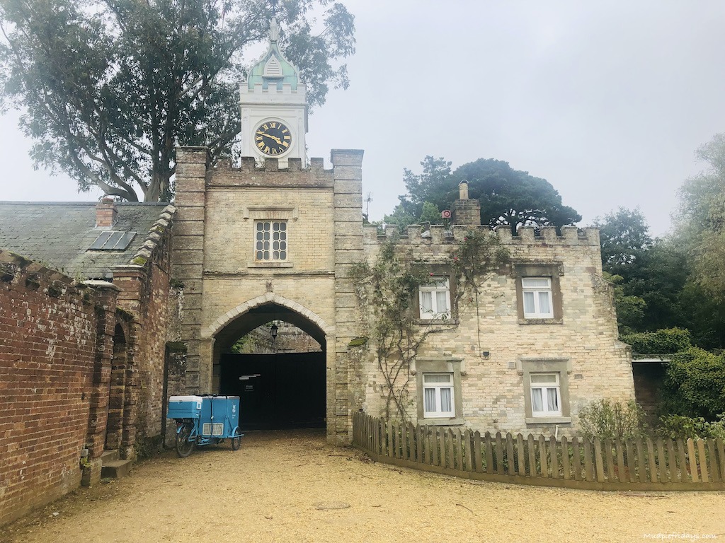 Brownsea island castle and National Trust entrance