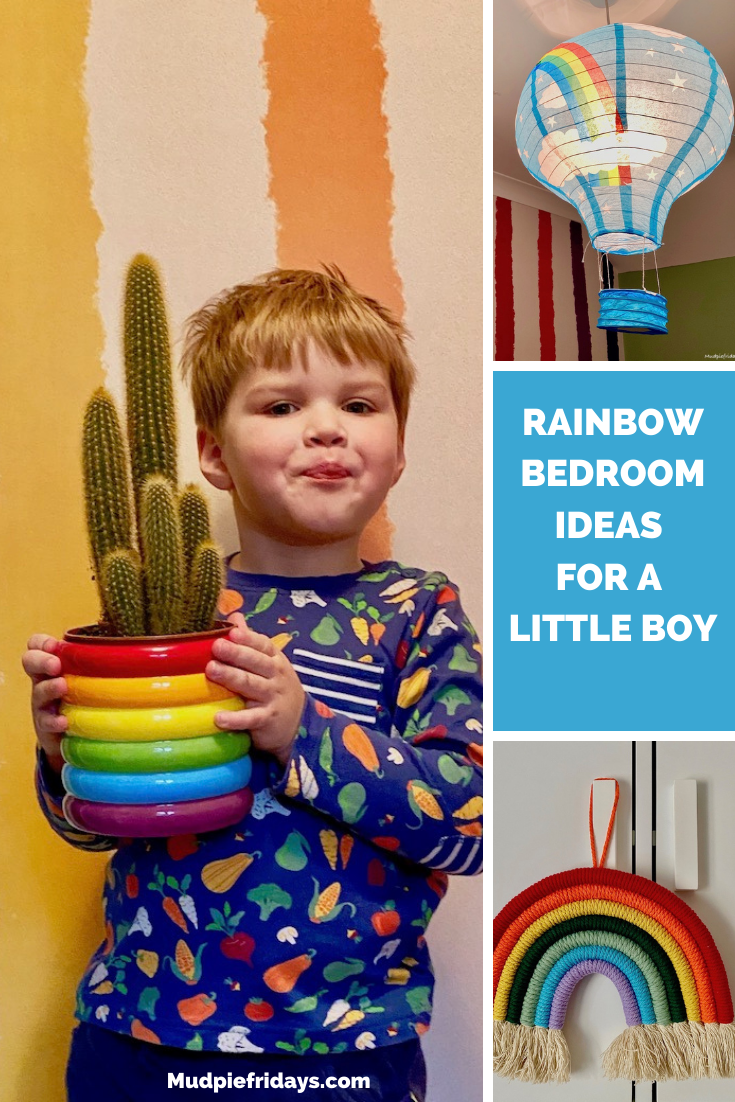Rainbow bedroom ideas for a little boy
