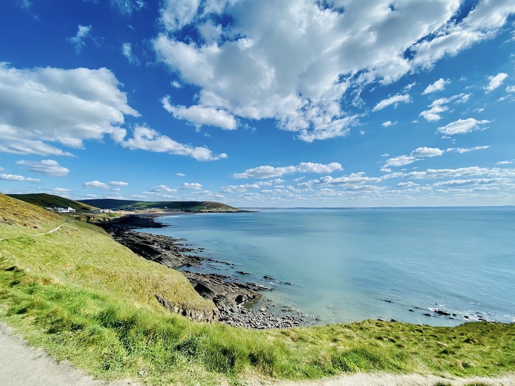 The views from Baggy point national trust croyde devon