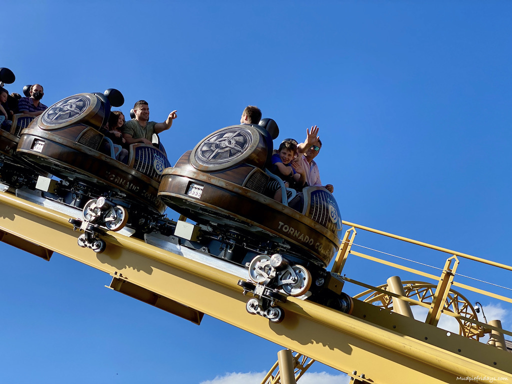 Ridling the Storm Chaser at Paultons Park