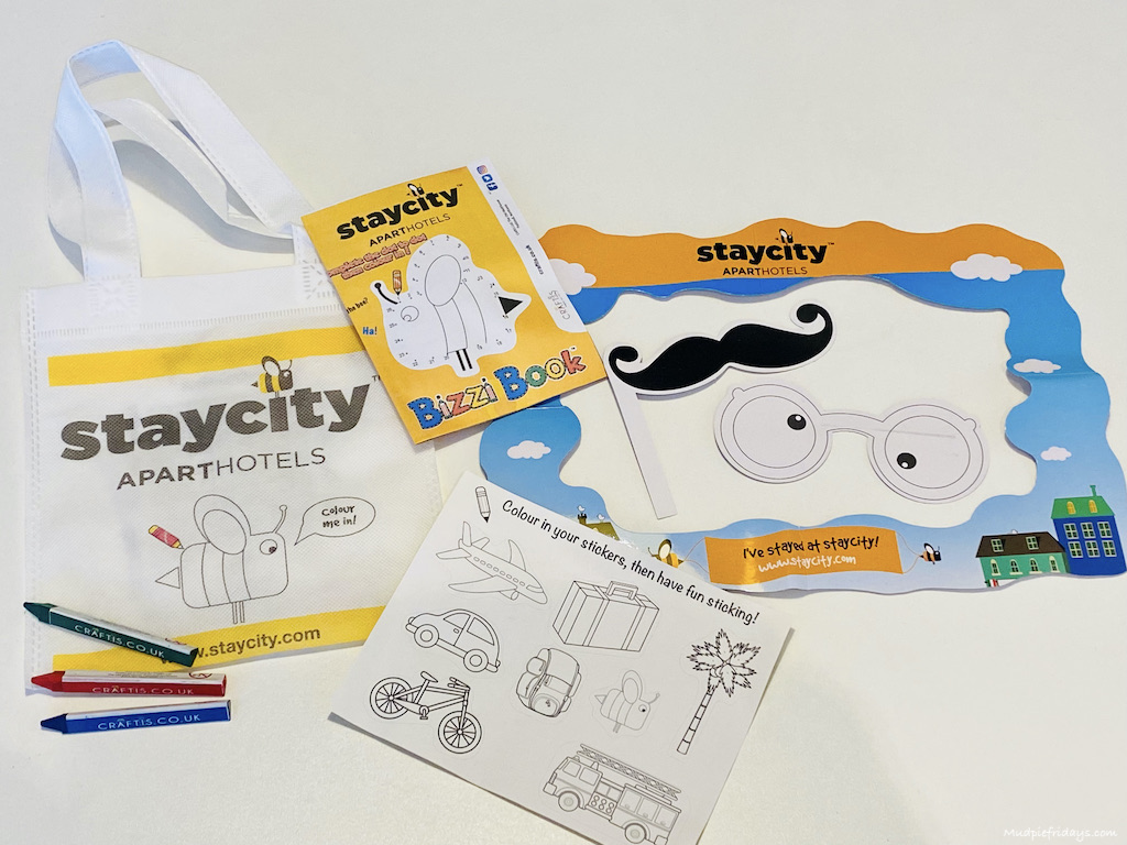 Staycity kids activity pack