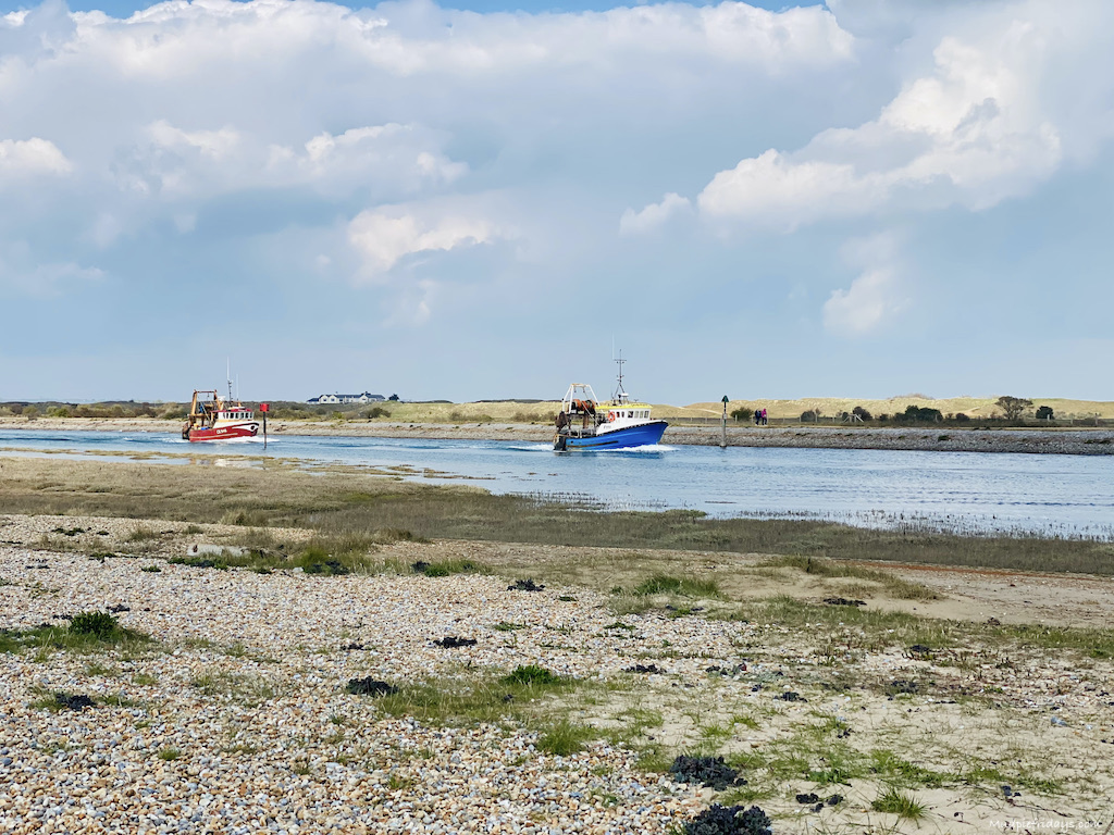 Fishing boats on Rye Nature Reserve