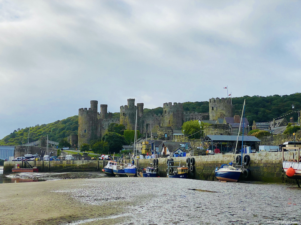 View of Conwy Castle from the Quayside