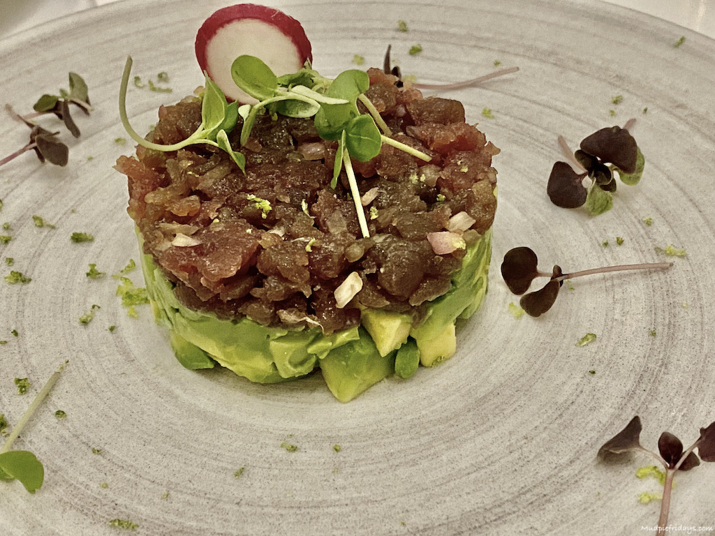 Tuna Tatare 100 Queens Gate Hotel