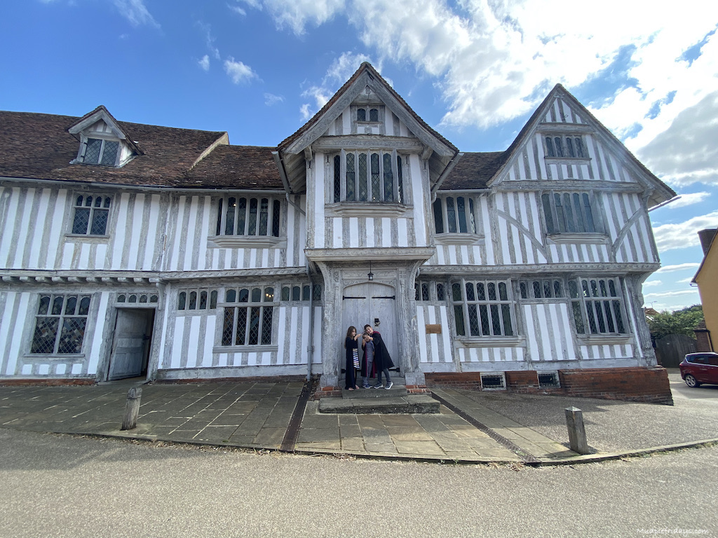The Guildhall Lavenham Suffolk which was altered to appear in The Deathly Hallows Part One Harry Potter Godric's Hollow