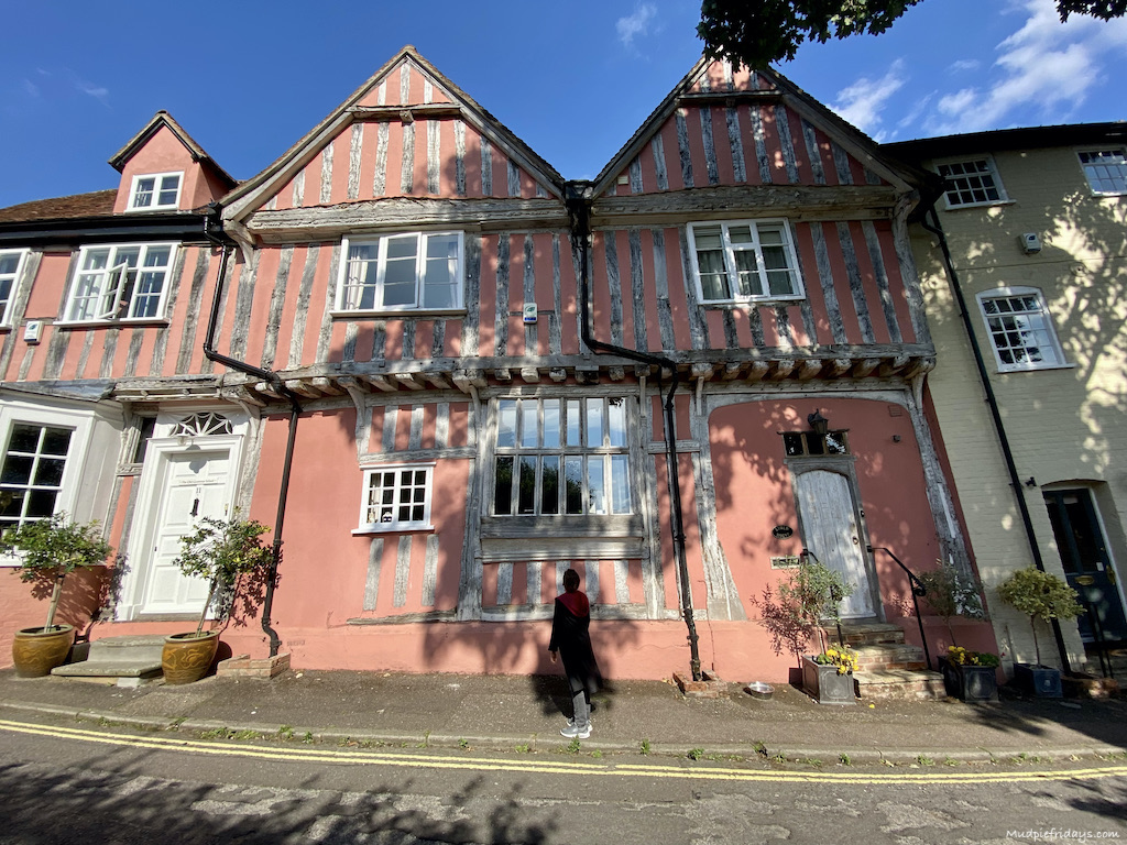 wandering around the market town of Lavenham in Suffolk