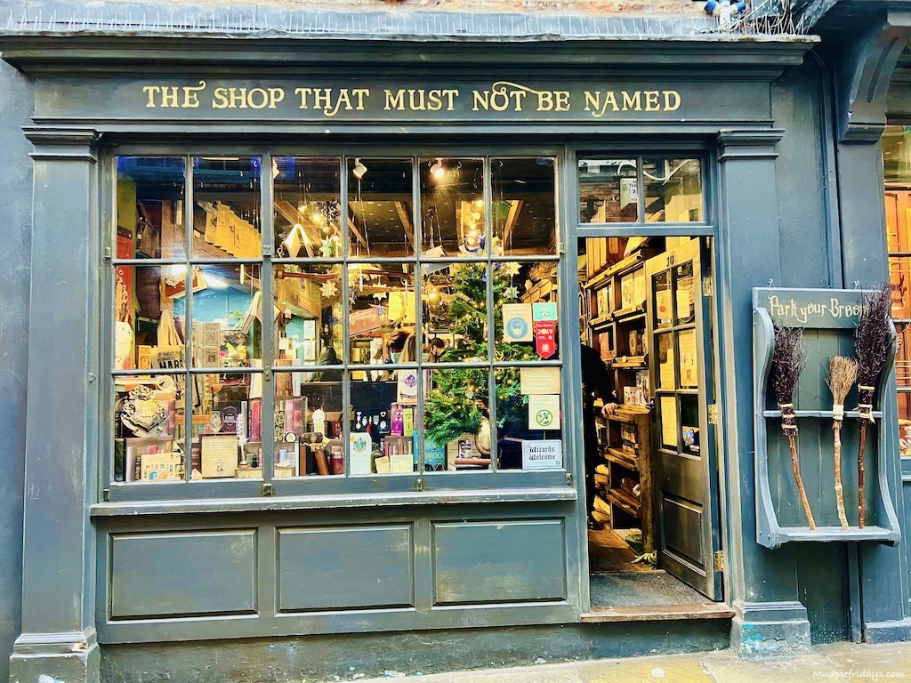 shop front on the shop that shall not be named The Shambles York