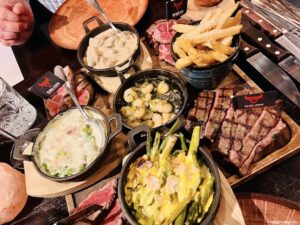 Sharing platter at the Tomerhawk SteakHouse in York