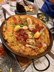 Chicken and Chorizo Paella at Ambiente Tapas Fossgate in York