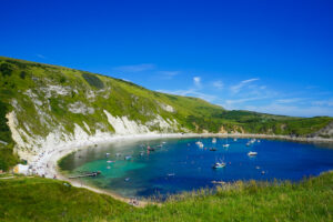 Lulworth Cove and Jurrassic Coast in Dorset