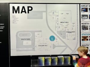 Map of the National Railway Museum