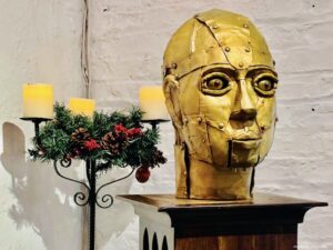 metal head at Barley Hall York