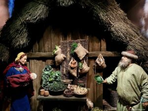 York Museum - Jorvik Viking Centre York - recreation of the city in viking time - what you see on the ride