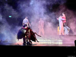 Smoky dance floors and arcobats at the Cirque du Soleil LUZIA at the Royal Albert Hall