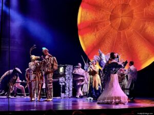 The cast at Cirque du Soleil LUZIA at the Royal Albert Hall