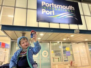 Portsmouth harbour outside the passenger ferry terminal