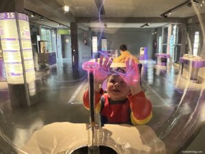 The plasma ball at Eureka science museum in San Sebastian Spain