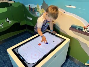 kids play area on the Galicia Brittany Ferries