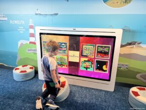 kids play area on the Galicia Brittany Ferries