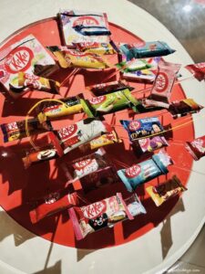 All the different flavours of kit kat available in Japan