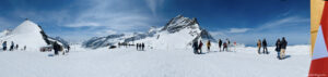 The view from the The Plateau at Jungfraujoch