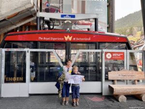 Getting the gondola up to Mannlichen - the royal experience gondola