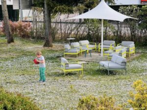 The outside area at Novotel Dijon Sud in France