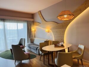 Lounge area of VIP Cottage that sleeps 4 at Cener Parcs Paris
