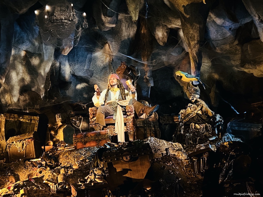 Pirates of the Caribbean ride with Jack Sparrow at the end plan Disneyland Paris to make sure you see this ride