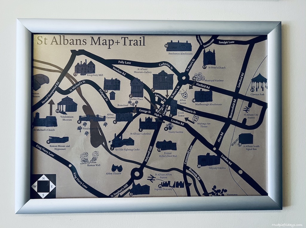 Map of things to do near Premier Inn St Albans