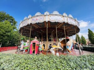 The Roman carousel one of the Parc Asterix Rides