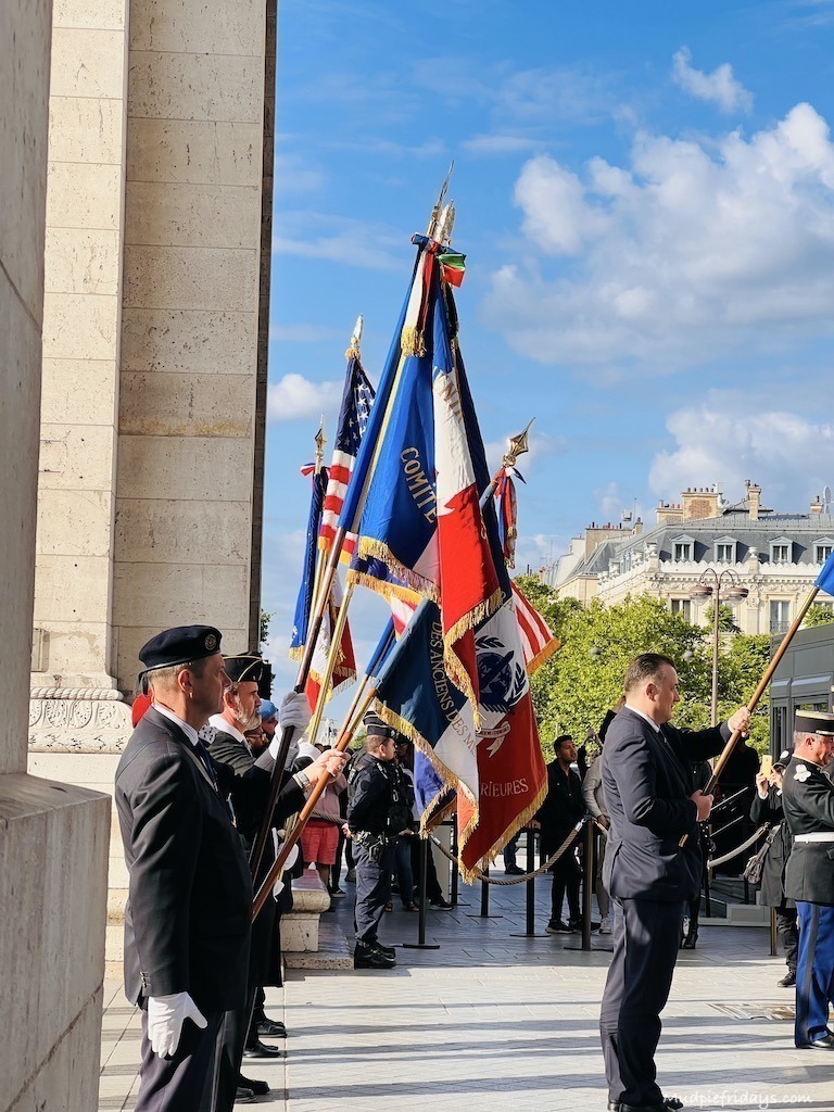 Military remembrance service
