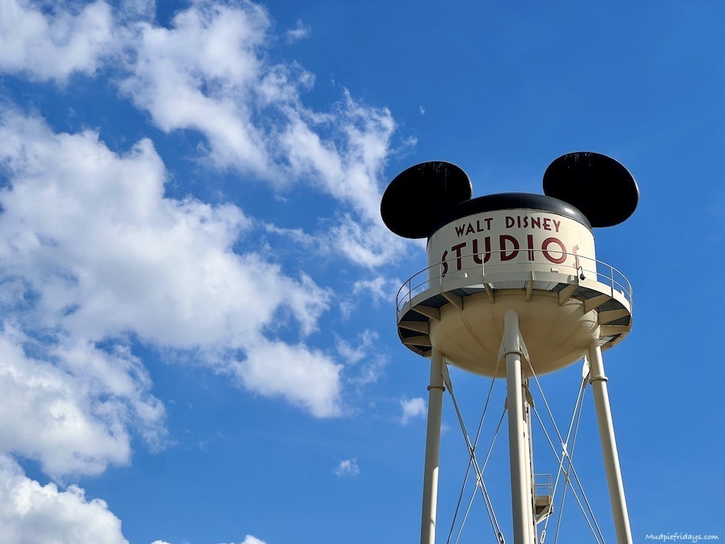 The water tower at Walt Disney Studios Paris