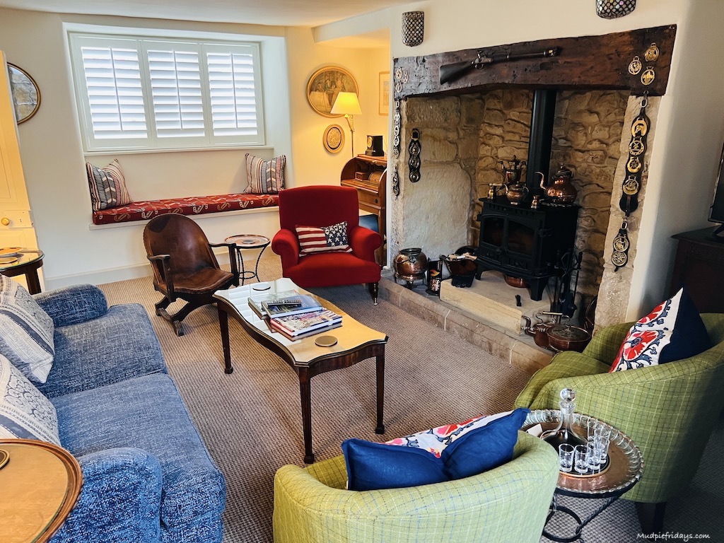 The lounge at Eastbury Cottage part of the eastbury hotel sherborne