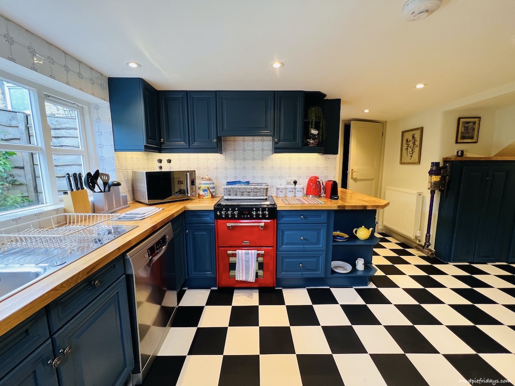 The kitchen at Eastbury Cottage part of the Eastbury Hotel and Spa in Sherborne Dorset
