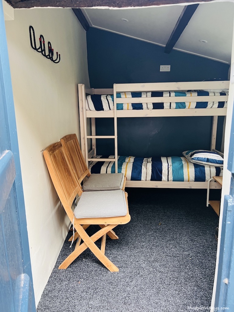 The outhouse at Eastbury Cottage which can sleep two older children making 8 people in total