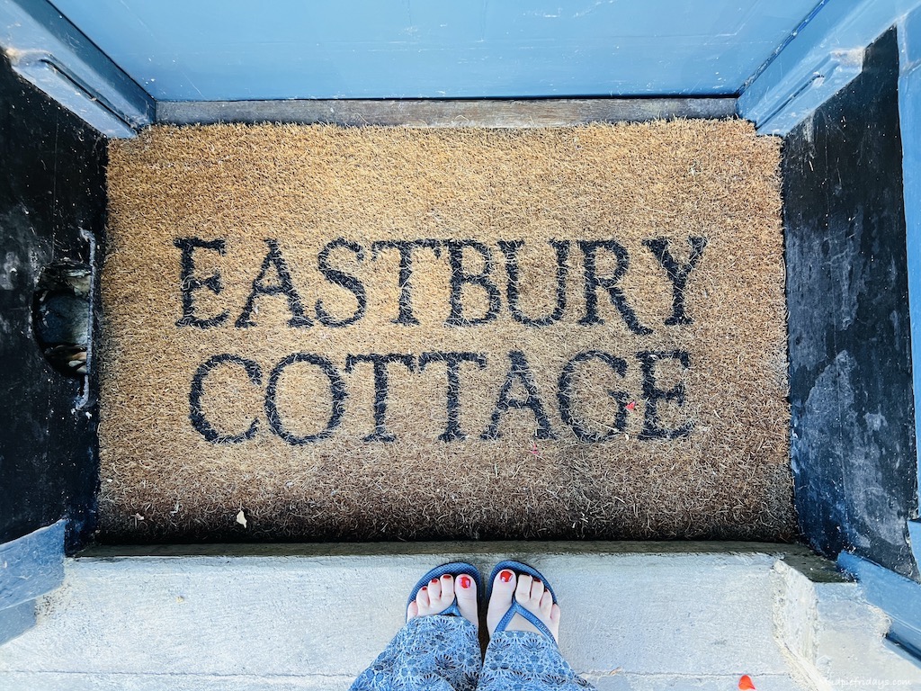 The eastbury cottage door mat in Sherborne, Dorset