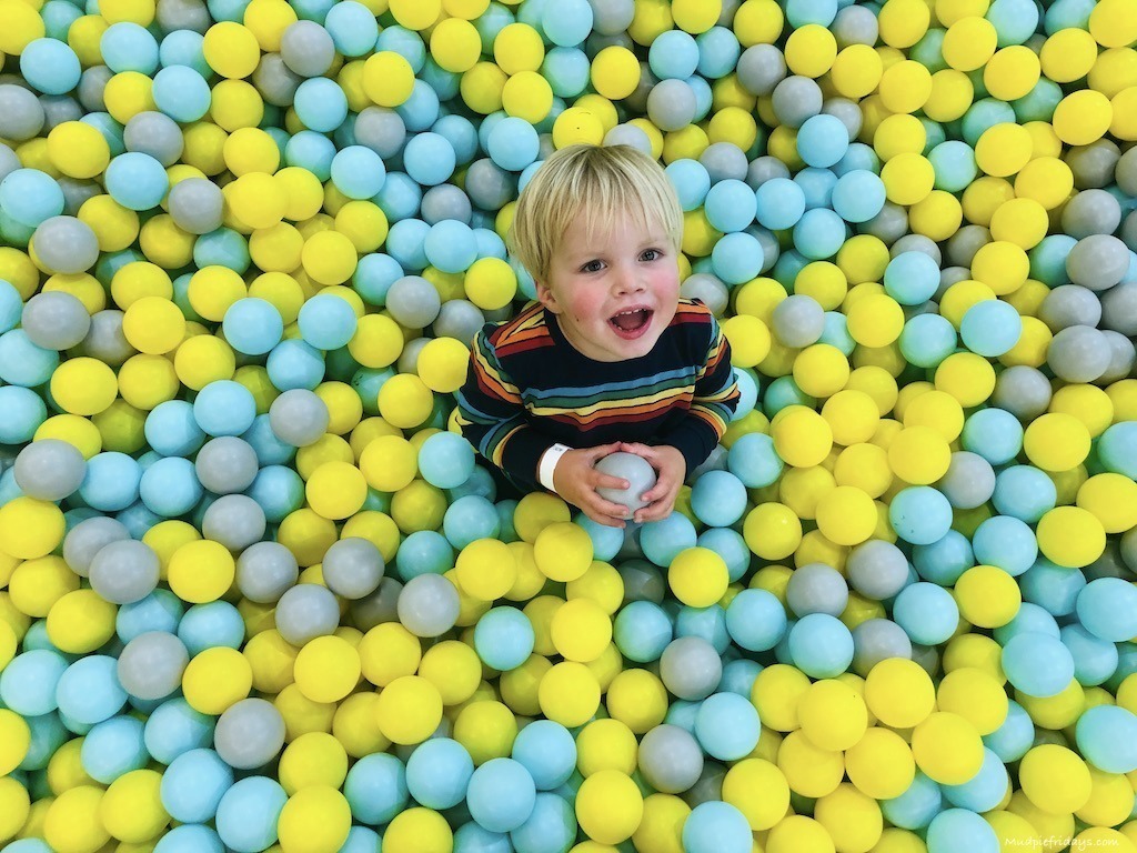 Jumpin inflatable park in Burgess Hill - the ball pit