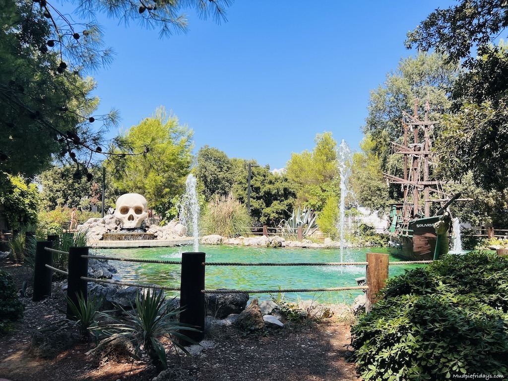 The adventure golf course near Ivan beach
