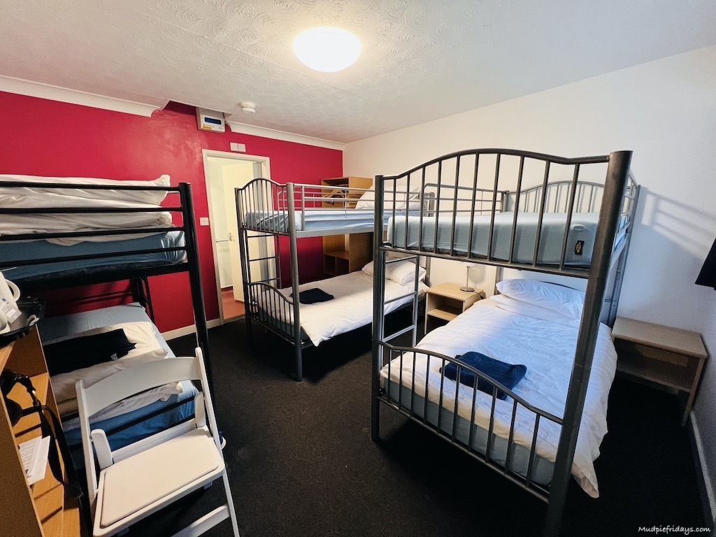 a family room at PGL Holidays when on a pgl family adventures at Barton Hall in Devon