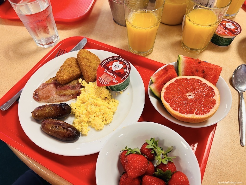 breakfast at PGL Holidays