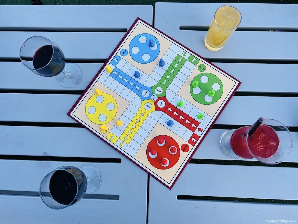a board game of ludo