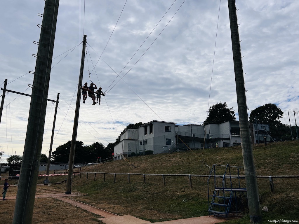 The giant swing at PGL adventure holidays