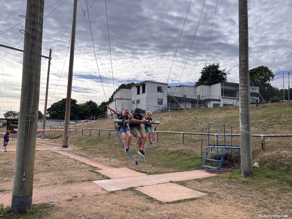 The giant swing at PGL adventure holidays