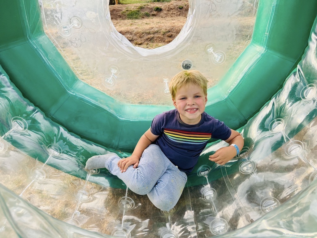 Harry in a Zorb