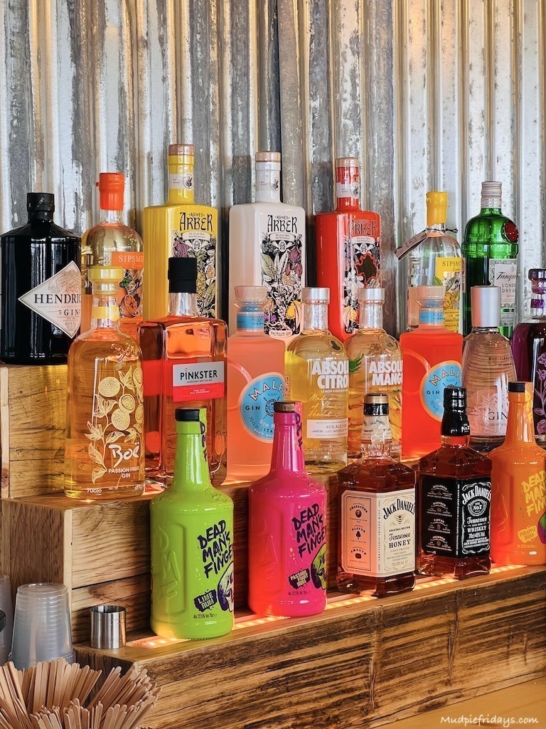the bar